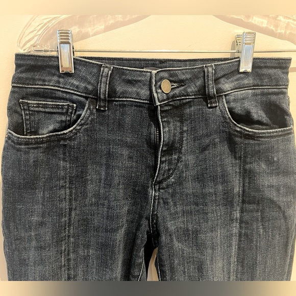 DL1961 Florence Cropped Mid-rise Skinny Blue Jean. Sz 26 - Picture 6 of 9